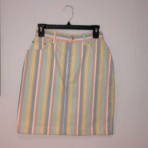 Vintage Escada Pastel Jean Skirt